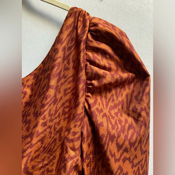 WILFRED ARITZIA ONE SHOULDER  RHAPSODY DRESS SZ 8 - Picture 5 of 13